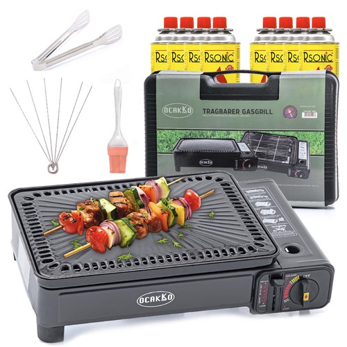 Gasgrill mit kartuschen und - kartuschen,