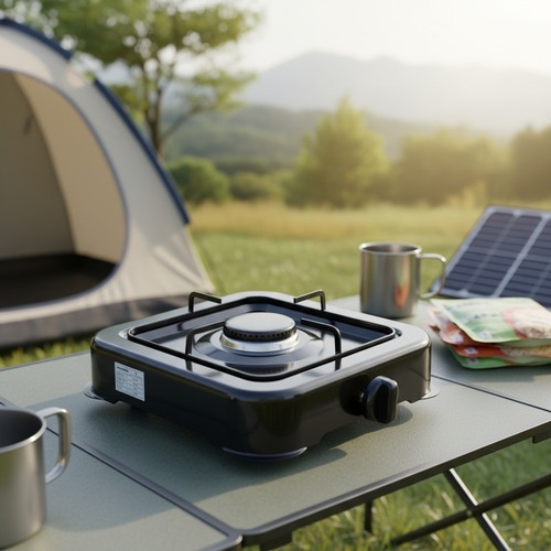 Gaskocher camping flammig - gaskocher, 1