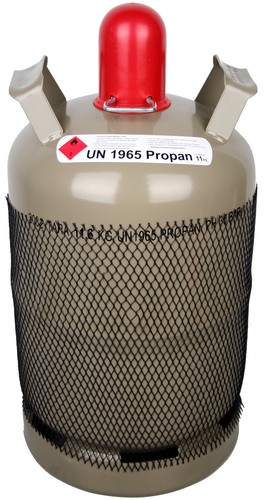 Stahl gasflasche grau - stahl, 11