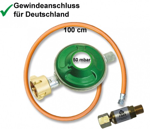 Gasregler mbar gasschlauch - gasregler, 50