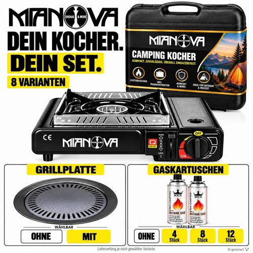 Campingkocher gaskocher 2in1 - campingkocher,
