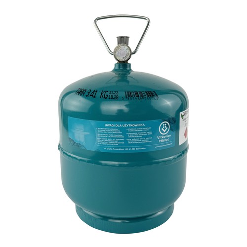 Leere befüllbare gasflasche - leere,