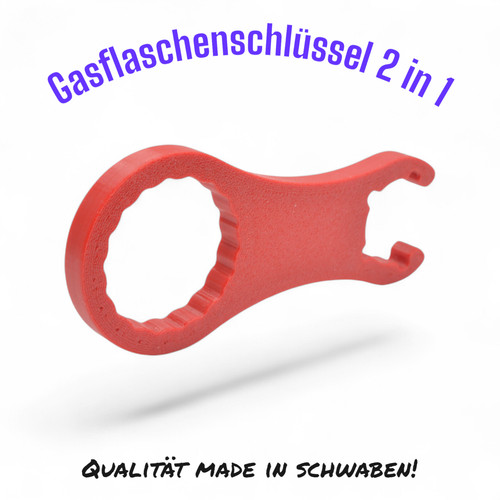 Gasflaschenschlüssel 2in1 - , |